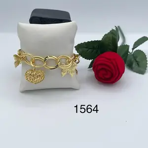 Rodriguezjewelry # 1564 bracelet ( 8 inches ) gold plated