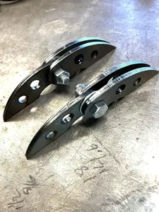 Weld-On Steel Hinges, Custom 1/4" Thick Steel (Set)