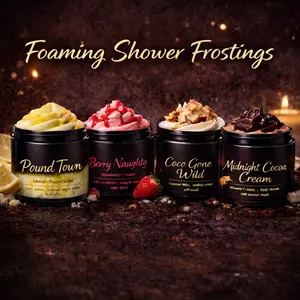 Foaming Shower Frosting | Whipped Body Cleanser | Ultra Creamy High Foam Body Wash | 8oz Luxury Shower Dessert