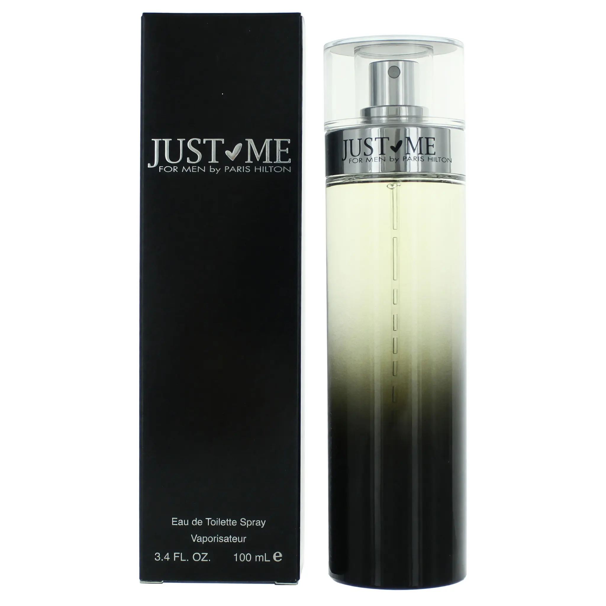 Just Me by Paris Hilton, 3.4 oz  EDT Spray for Men Perfume Edt Spray Amber Woody Fragrance