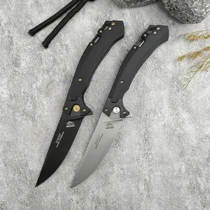 Russian High-Quality Outdoor Folding Knife, Nylon Fiber Handle, 440C Blade, Portable Edc Survival Camping Self-Defense Tool, Folding Pocket Knives, Tactical Tool