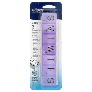 Apex 7-Day Pill Organizer, X-Large, 1 Count