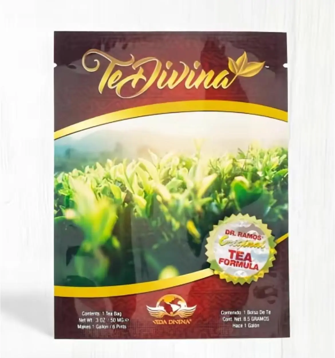 TeDivina Plant-Based Cleansing Formula Caffeine-Free Wellness Drink with 12 Blended Ingredients Colon Support Original Flavor 0.3oz Pack of 1