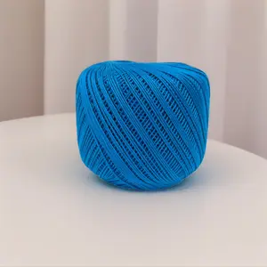 6# Lace Yarn for Handmade Crafts, Medium Fine Crochet Thread, DIY Dolls, Cool Shawl, Cardigan, Skirt, Perfect for Creative Projects