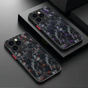 Real Forged Carbon Fiber Phone Case For iPhone17 16 15 14 13 12 11 Pro Max Shockproof Matte Bumper Cover Gift