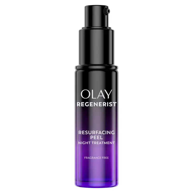 OLAY Regenerist Rejuvenating Resurfacing Peel Night Treatment, Daily Exfoliating Skincare for Brightening Radiance