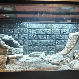 T5 Reptile Light Fixture Combo Kit 24W Light Fixture Reptile Terrarium Hood 10.0 UVB Light Bulb dimmable Fluorescent Tube Ideal for Tropical and Deserts Such as Bearded Dragon Lizards and Tortoises