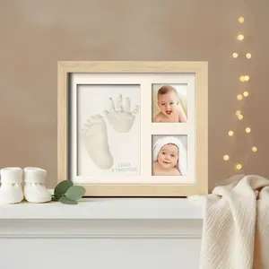 Handprint Photo Frame, Baby Memorial Picture Frame, Halloween Infant Gift, Newborn Keepsake, Personalized Baby Gift, Christmas Decoration
