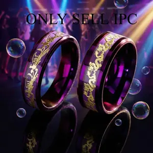 Romantic Gothic Dragon Phoenix Ring, Vintage Craft Charm Jewelry, Suitable for Couples Daily Wear, Unisex Design