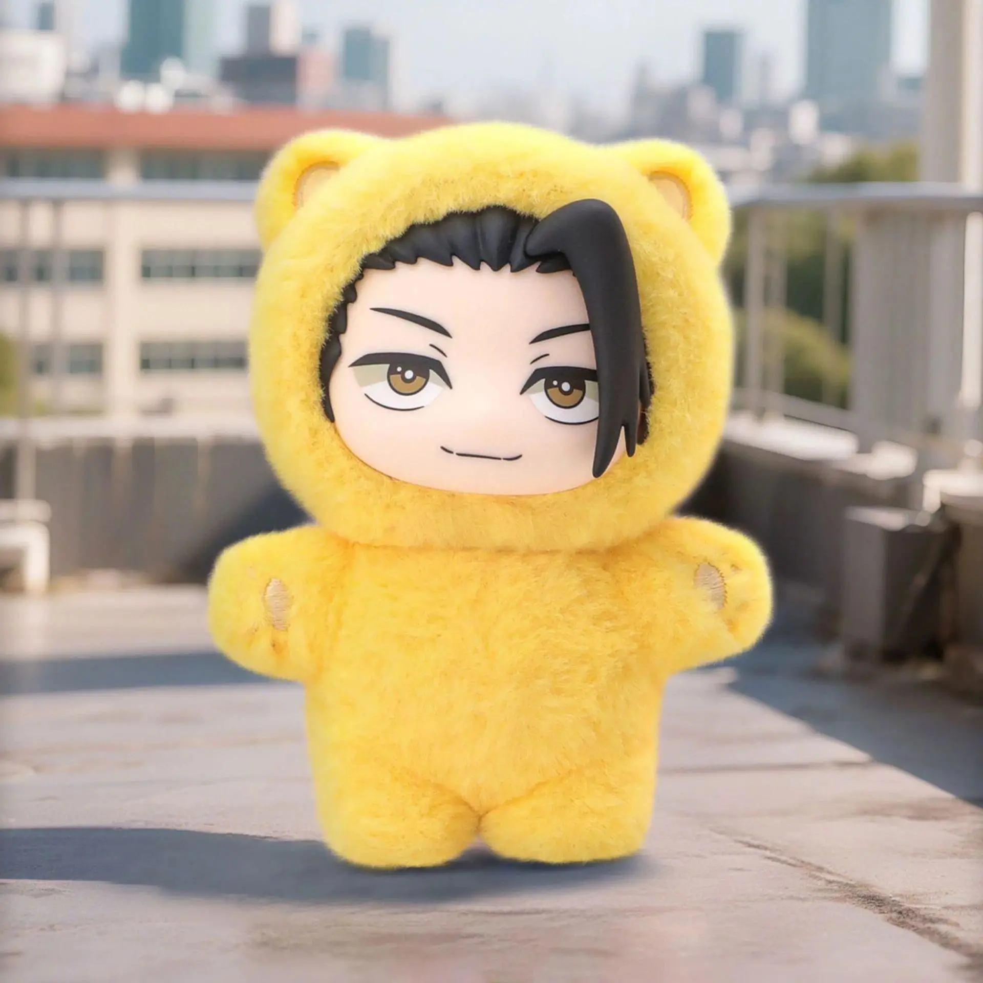 Anime JJK figure Season 2 Cat Park Party toys Gojo Satoru Geto Suguru Plush Doll Fushiguro Toji Bag Pendant Model Collection toy