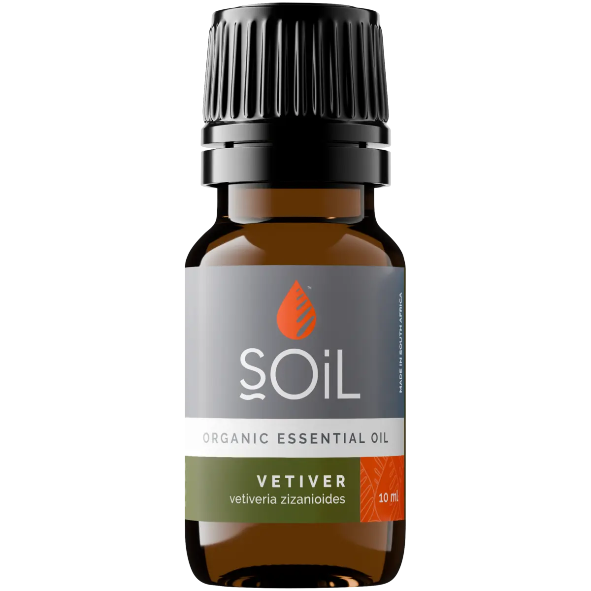 Organic Vetiver Essential Oil (Vetiveria Zizanoides) 10ml