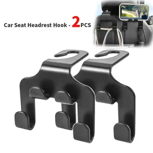 2pcs Car Seat Hooks, Multifunctional Storage Rack, Universal Handbag Wallet Coat Holder, Car Rear Organizer, Father's Day Gift, Car Backseat Organizer, Car Storage Organizers
