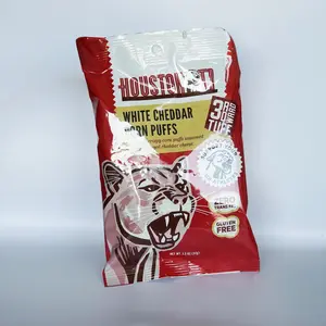 White Cheddar Corn Puffs - Crispy Snack with Bold Cheddar Cheese Flavor, Gluten Free, Light & Airy, Perfect for Sharing