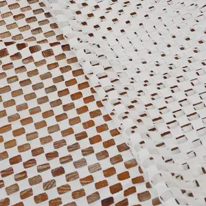 Square Hollow Out Lace Fabric, Geometric Pattern Transparent Lace Mesh, Suitable for Dresses Shirts Skirts Fashion Clothing Crafts