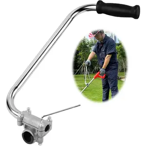 Weed Eater Handle-Weed Eater Handle Extension Back Saver, Ergonomic Trimmer Handle, Weed Eater Handle Extension with Bracket Clamp,Weed Wacker Attachments for Lawn Care,Yard Trimming
