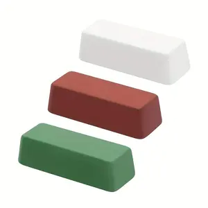 3-Piece Stainless Steel Polishing Wax Set, Solid Metal Polisher Kit for Shine & Protection, Durable Cleaning Tools for Home Use, Buffing Wax