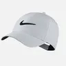 Nike Legacy91 Dri-Fit Unisex Athletic Hat - 50% Recycled Polyester, Moisture-Wicking Headwear, Adjustable Personalizable Fit, One Size, All-Seasons Outdoor Sports Cap, White/Black, Embroidered Eyelets