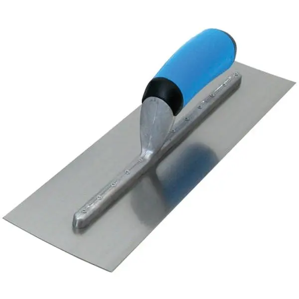 MarshallTown FT376R 13947 Square Shank Finishing Trowel, 20x4 Size, Curved Resilient Handle