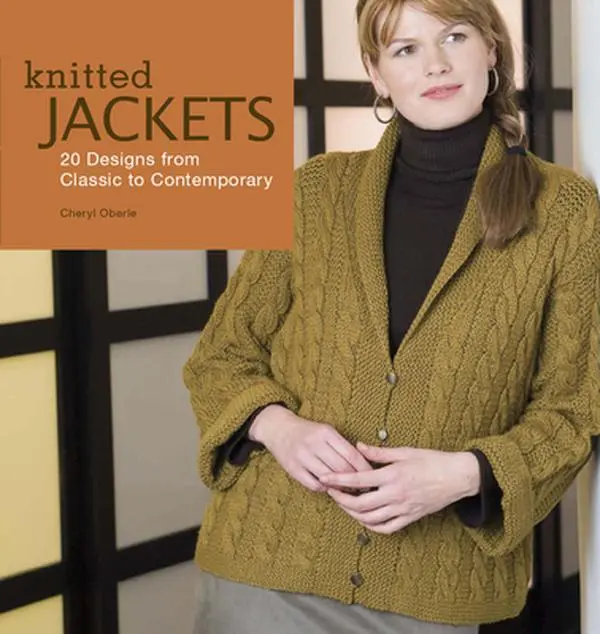 USED Book - Knitted Jackets: 2 Designs from Classic to Contemporary by Cheryl Oberle (Paperback) - english