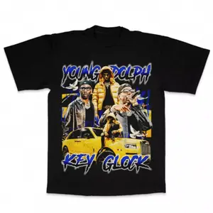 New Rare Young Dolph Key Glock Gift For Fans Men S-234xl T-shirt Ws2281