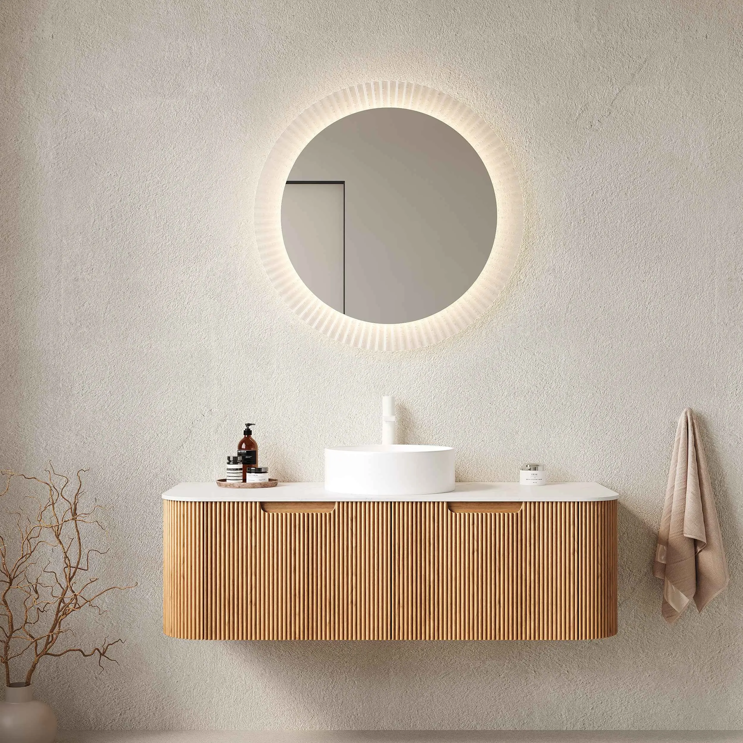 ExBrite DN 48" Bathroom Floating Vanity with Sink