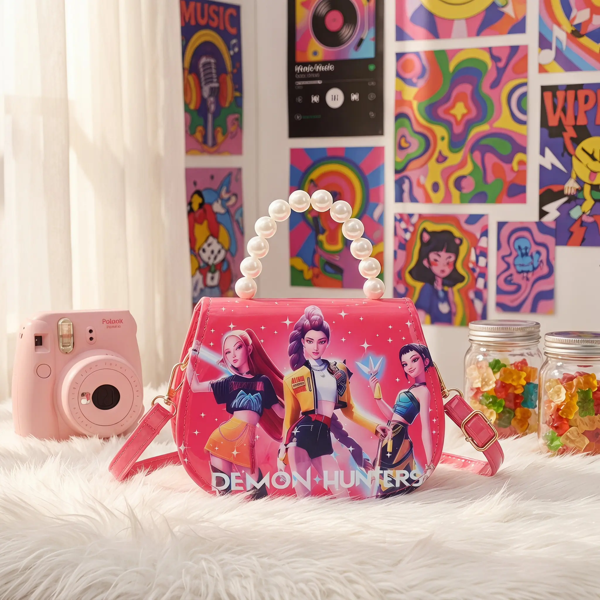 Children's pearl clutch/crossbody bag, a perfect gift for Children's Day, birthdays, Christmas, and back-to-school.