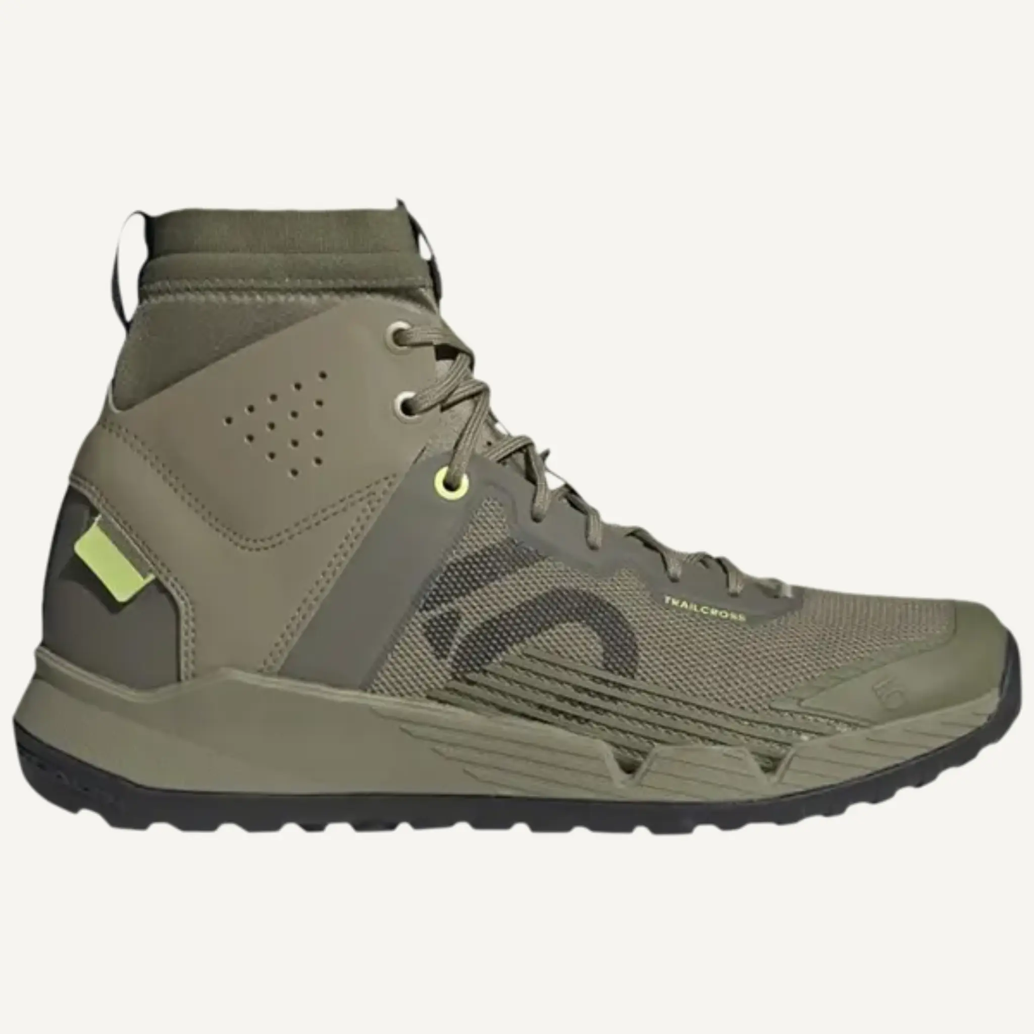 Adidas Men's Green Five Ten Trailcross Mid Pro Sneakers, GY5121 (No Box)