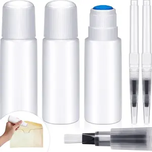 3 Pcs Envelope Moistener and 3 Pcs Pencil Style Moistener Stamp Licker Mailing Letter Sealer and Stamp Wetter Roller for Office Classroom, Bottle Type, Sponge Tipped - Home Improvement.