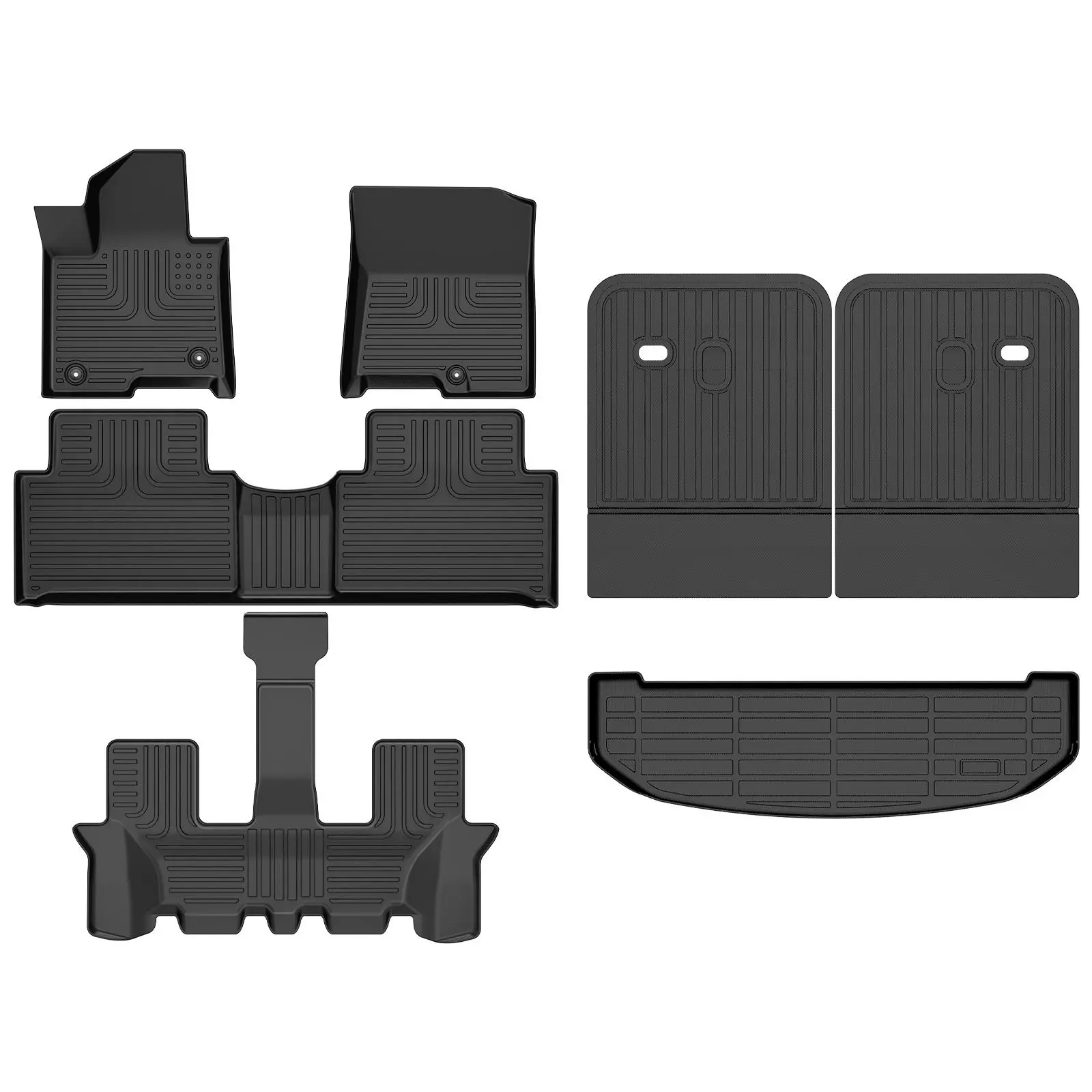 Depituu For Kia Sorento Hybrid 2021-2026 Floor Mats & Cargo Liners, All Weather Floor Mats,Waterproof Anti-slip Durable Floor Mats Car Accessories Autos Protector Automotive,auto accessories,car essentials,car accessories,trunk or treat car