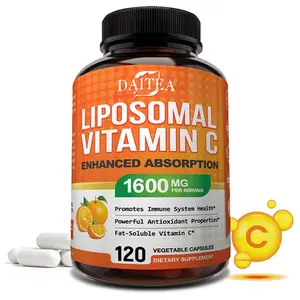 Daitea Liposomal Vitamin C Health Supplement — Supports Skin & Immune Health — 120 Capsules