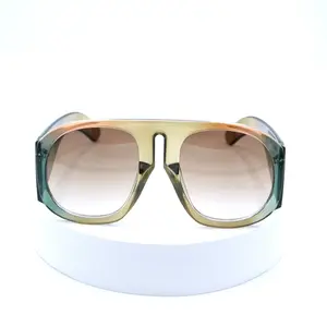 Unisex Aventurine Sunglasses with UV400 Optical Lenses