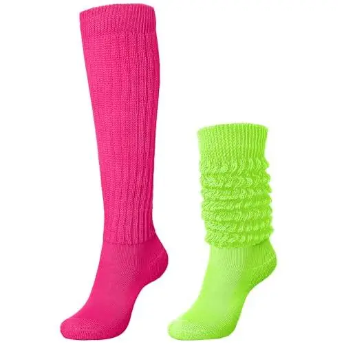 Fluorescent Green & Fluorescent Magenta