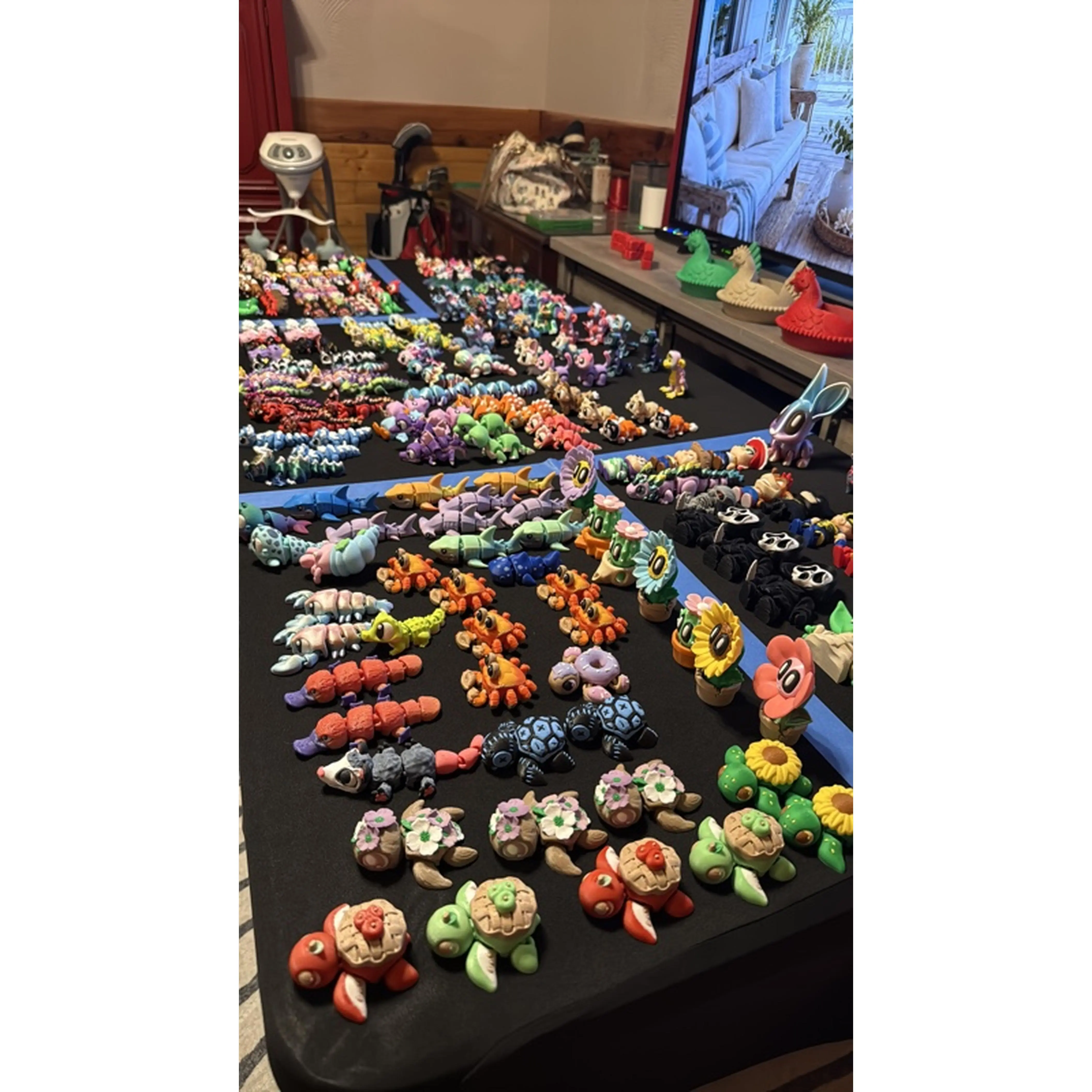 Live Claims - Colorful Handmade Clay Figurines and Decorations for Kids and Adults ( please add to cart how much your total was)
