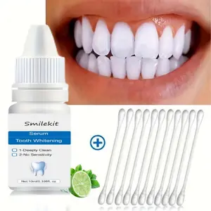 Teeth Whitening Liquid, Quick Teeth Bleaching Agent, Use Twice Daily, Visible Whiter Teeth in One Week, Oral Care Product