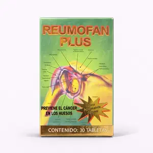 Reumofan Plus Herbal Supplement – 30 Tablets Joint & Bone Support Formula with Glucosamine, Calcium, Magnesium & Turmeric