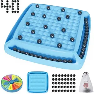 Magnetic Chess Game Set, Board Game, International Chess Kit, Suitable for Adults Home and Friend Game Night, 2-4 Players