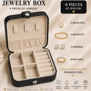 Jewelry Box with 6 pieces of different Jewelry