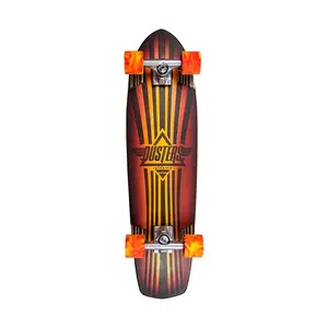 Dusters California Skateboard Cruiser Keen Axe 8.25" x 31" Burn Fade
