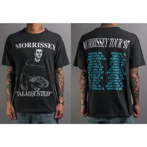 [SALE UP TO 30%] Vintage Styles 1997 Morrissey Tour T-Shirt Double-sided printing