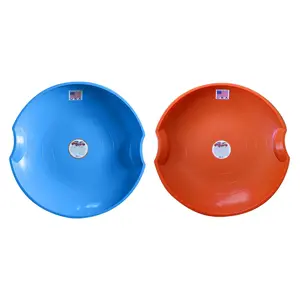 Paricon Flexible Flyer Flying Saucer Snow Sled Combo Pack, 26 Inch, Orange/Blue Paricon Flexible Flyer Flying Saucer Snow Sled Combo Pack, 26 Inch, Orange/Blue