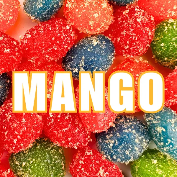 Cuza's Super Sour Mango Gushies Candy Snack Bonbon Sweet Sugar Candies