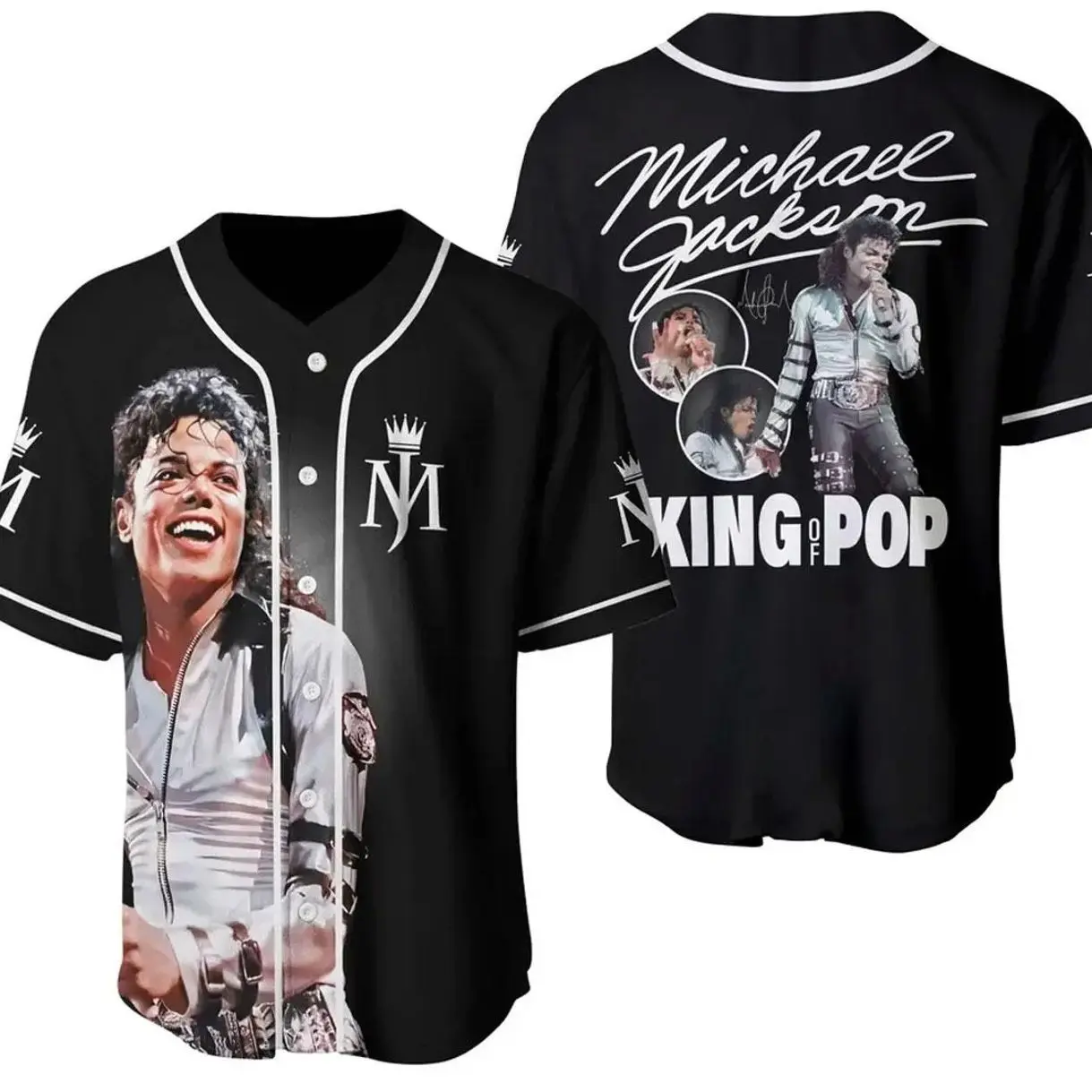 Michael Jackson Baseball Jersey Shirts King of vpop gift for fans GXJ