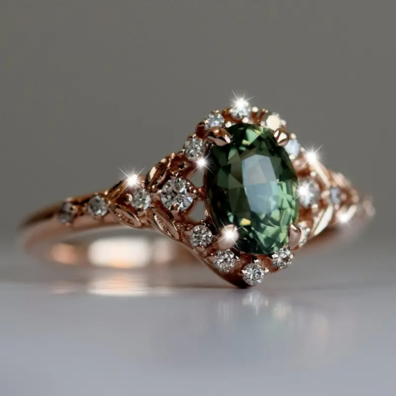 Elegant Women's Copper Ring, sparkling rings for women,accessories adults, funky unique accessories ,promise rings for gf, engagement rings, accessories for women,4th of july accessories, Suitable for parties, festivals, gifting, and daily wear