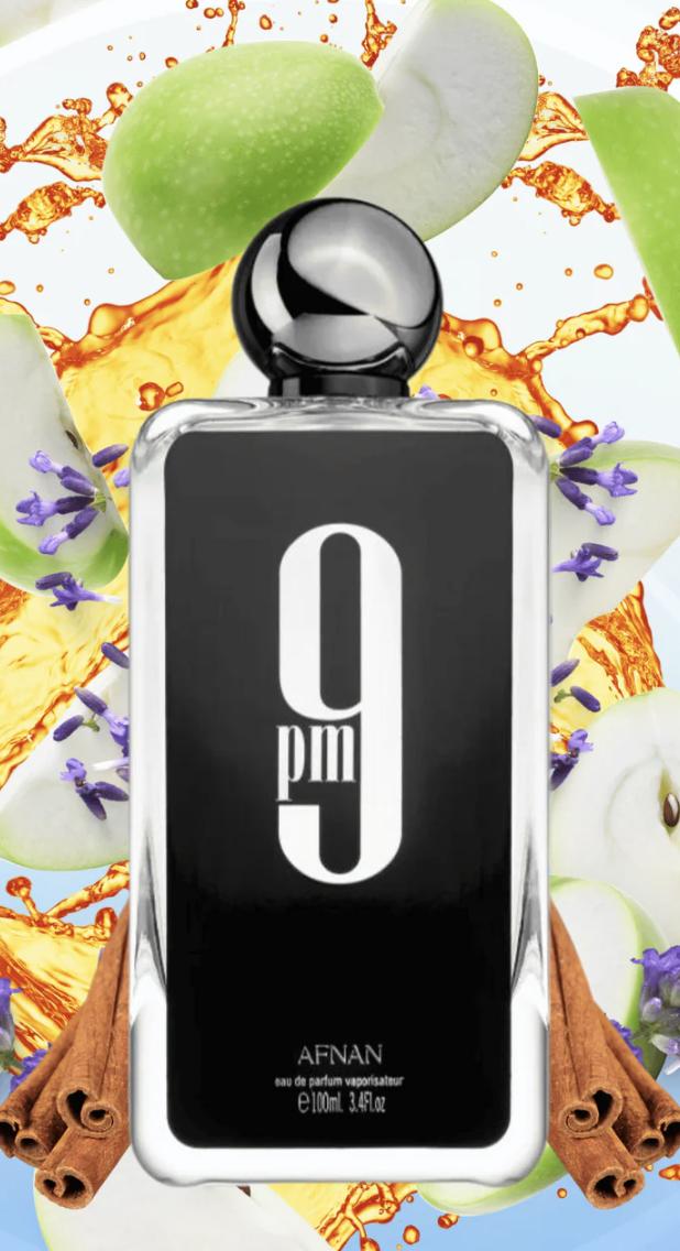 Afnan 9PM Eau de Parfum Spray for Men 3.4 oz - Amber, Vanilla Scent Perfume | Long Lasting scent | winter fragrance.