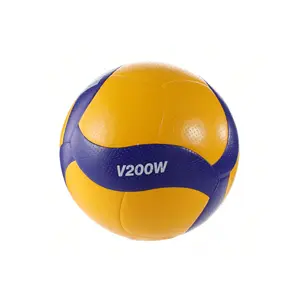 Indoor Outdoor Volleyball New High Quality Leather PU/PVC Soft Beach Volleyball Hard Volleyball V300W/V200W/MVA300/MVA200 Ball