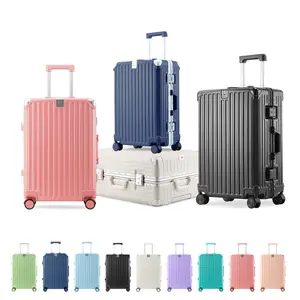 New Regulation-sized Carry-on Luggage, TSA combination lock, YOUGGELI aluminum frame + PC + ASB material, strong and durable,360° universal wheels, Travel Luggage,Essential luggage for weekend business trips,9 colors available. #outdoorfun