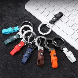 Car Keychain Available Fashion Carabiner Waist Belt Buckle For Men Premium Anti Loss Key Pendant Leather Keychain Car Key Holder Keychain For Bags