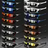 16 Pairs of Fine Check-Patterned Sports Sunglasses for Men & Women, with UV Protection Lenses, Available in Multiple Colors, Perfect for Various Outdoor Activities, Polycarbonate Sports Eyewear, Sporty Eyewear
