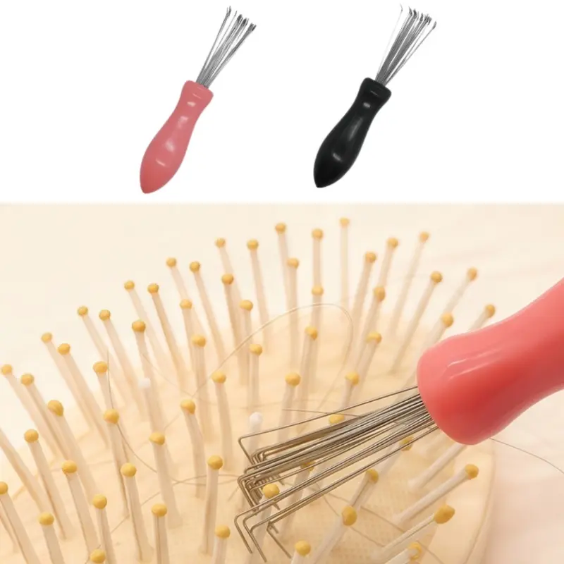 2 pcs Summer Hair Comb Cleaning Claw, Mini Portable Hair Brush Cleaning Tool, Heatless Haircare & Styling Tool, Hair Brush Cleaner for Home Salon, Ideal Surprise Gift for Friends, Halloween & Christmas Gift-MM1