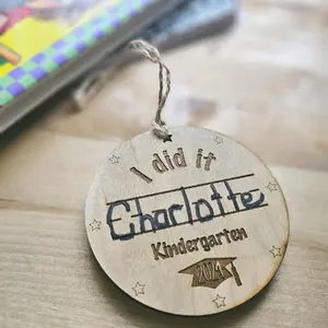 graduation tag ornament